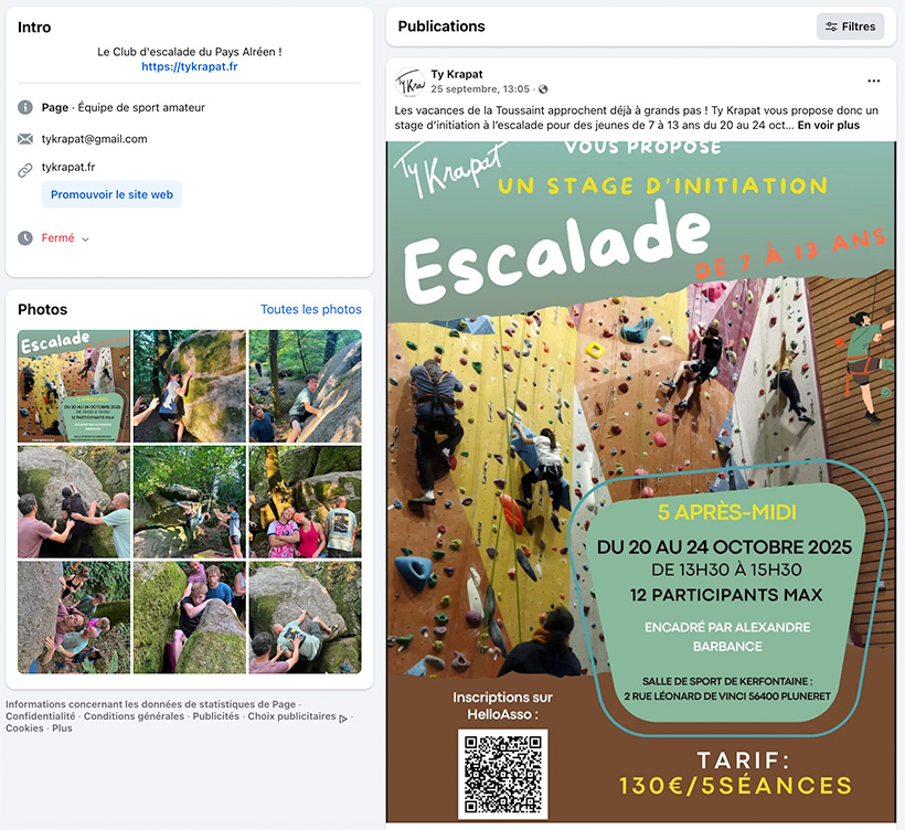 Presentation facebook